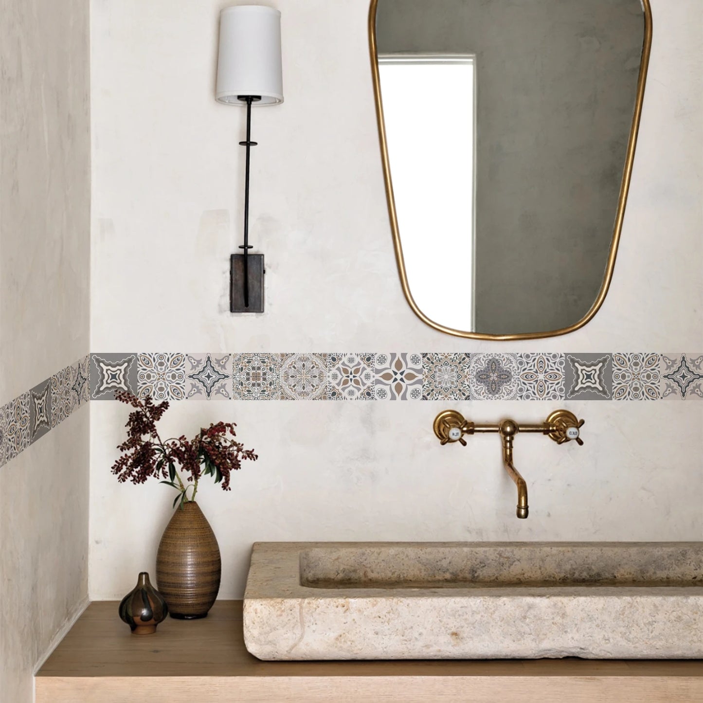 Autocollant Mural Décoratif Mosaïque