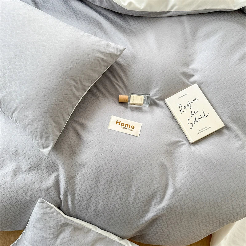 Parure Housse de Couette en Jacquard