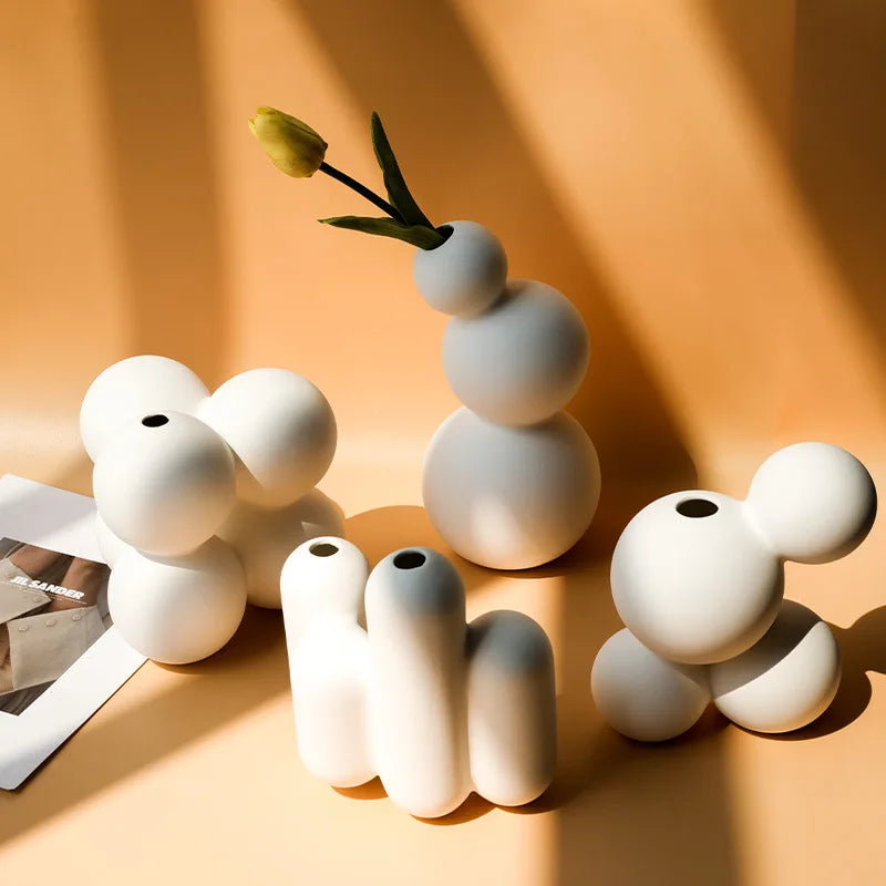 Vase Nordique Blanc