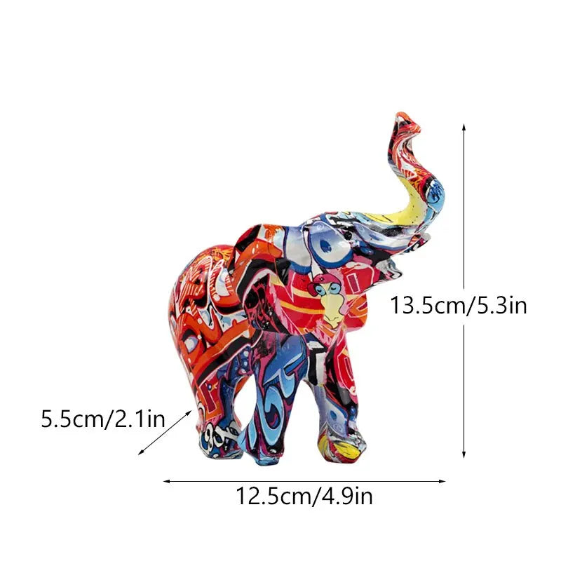 Figurine Eléphant Colorée