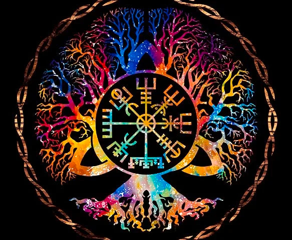 Tableau Moderne Art Arbre de Vie