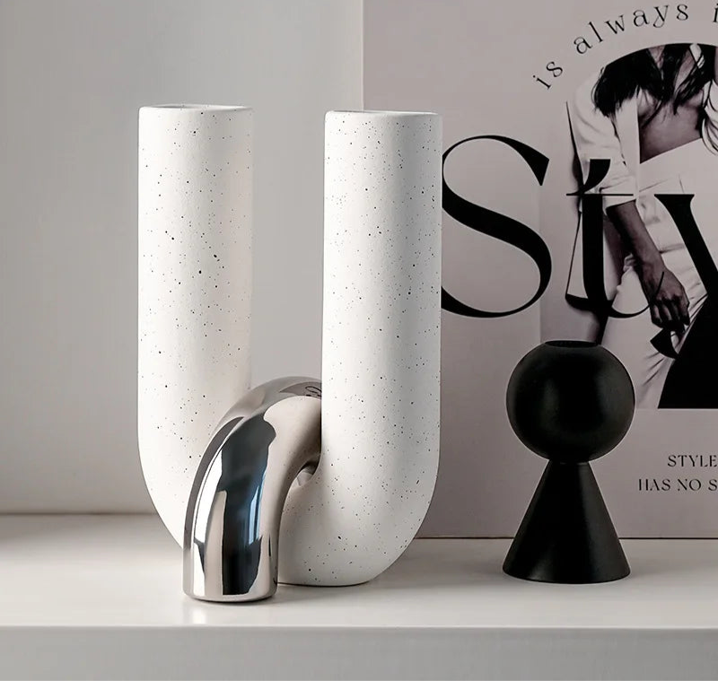 Vase en Céramique forme U