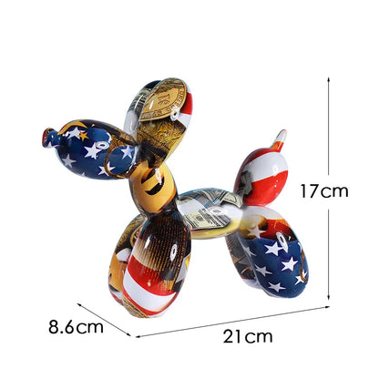 Sculpture de Chien en Ballon