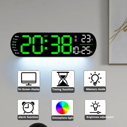 Horloge Murale numérique Led
