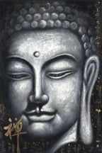 Tableau Moderne Bouddha Abstrait Coloré