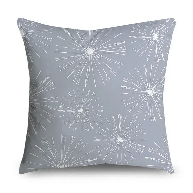 Housse de Coussin Décorative Gris