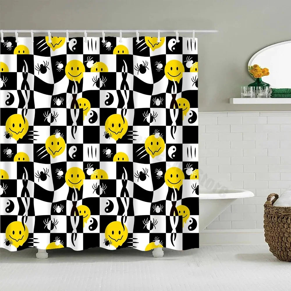 Rideaux de Douche en Tissu