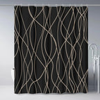 Rideau de Douche en Tissu
