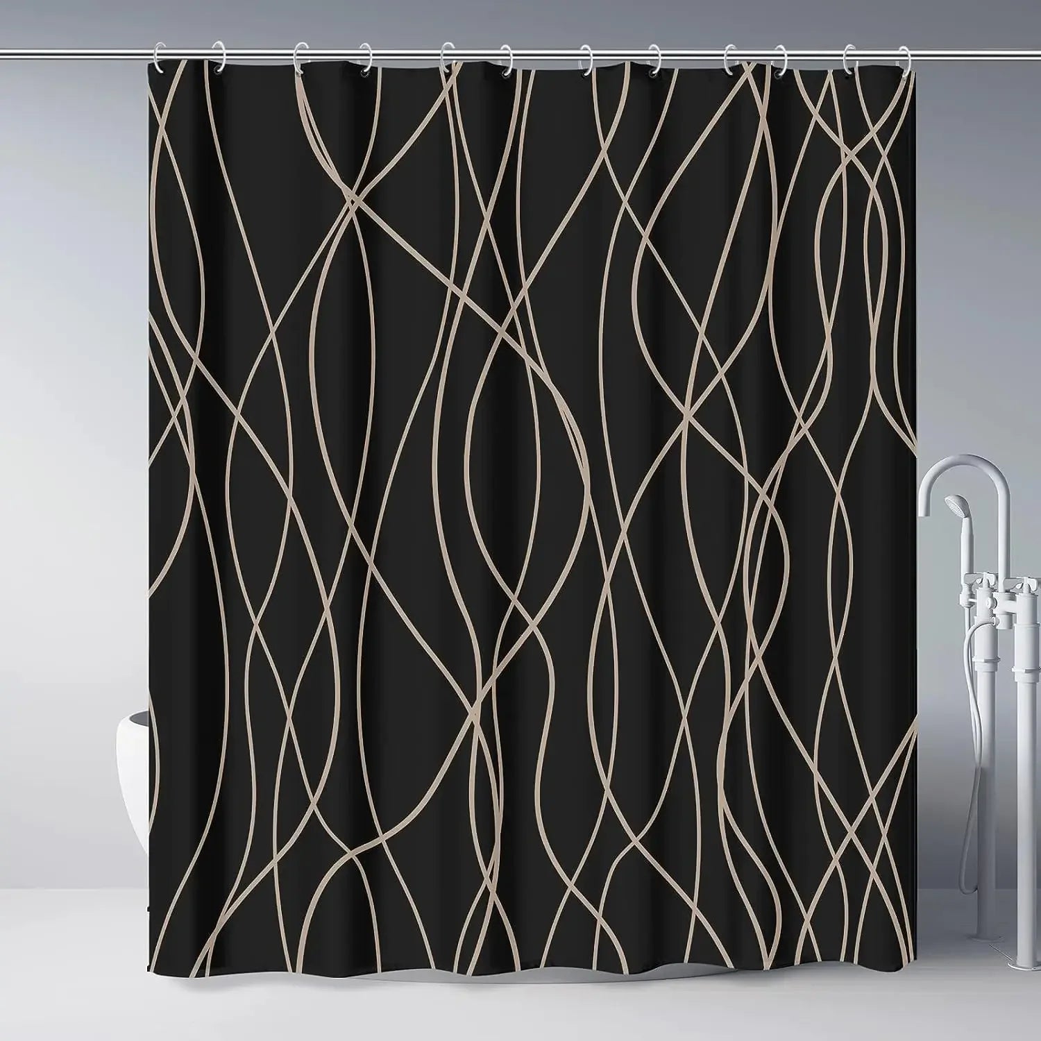 Rideau de Douche en Tissu