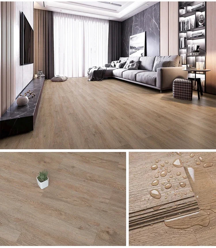 Autocollant de Sol grain de bois