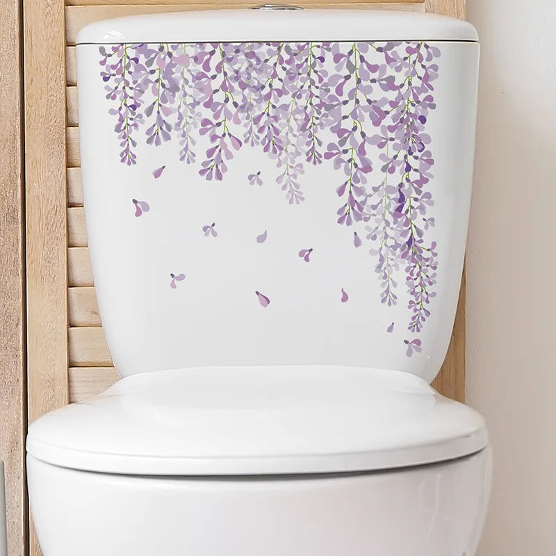 Autocollant Mural Plante WC