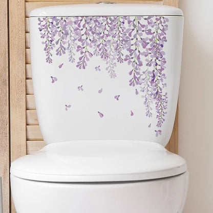 Autocollant Mural Plante WC