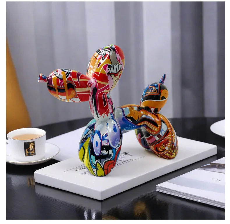 Figurine Chien Ballon Colorée