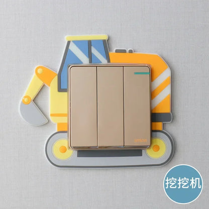 Autocollant Mural Interrupteur Lumineux