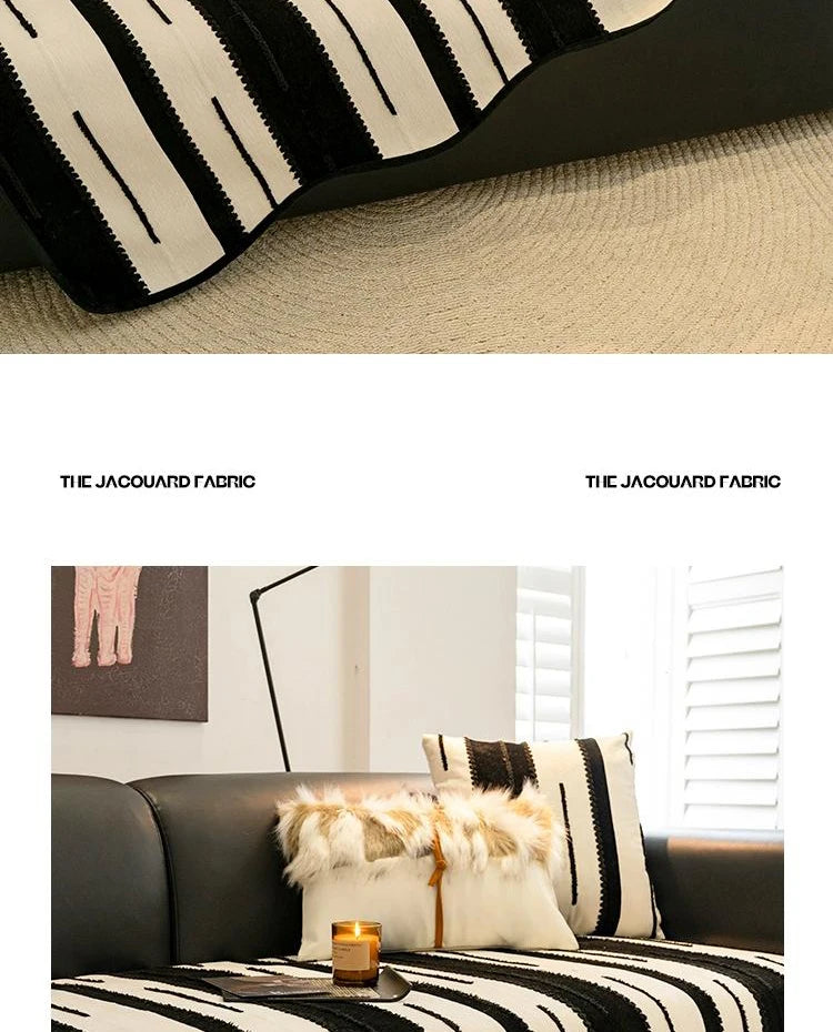 Housse de canapé en chenille