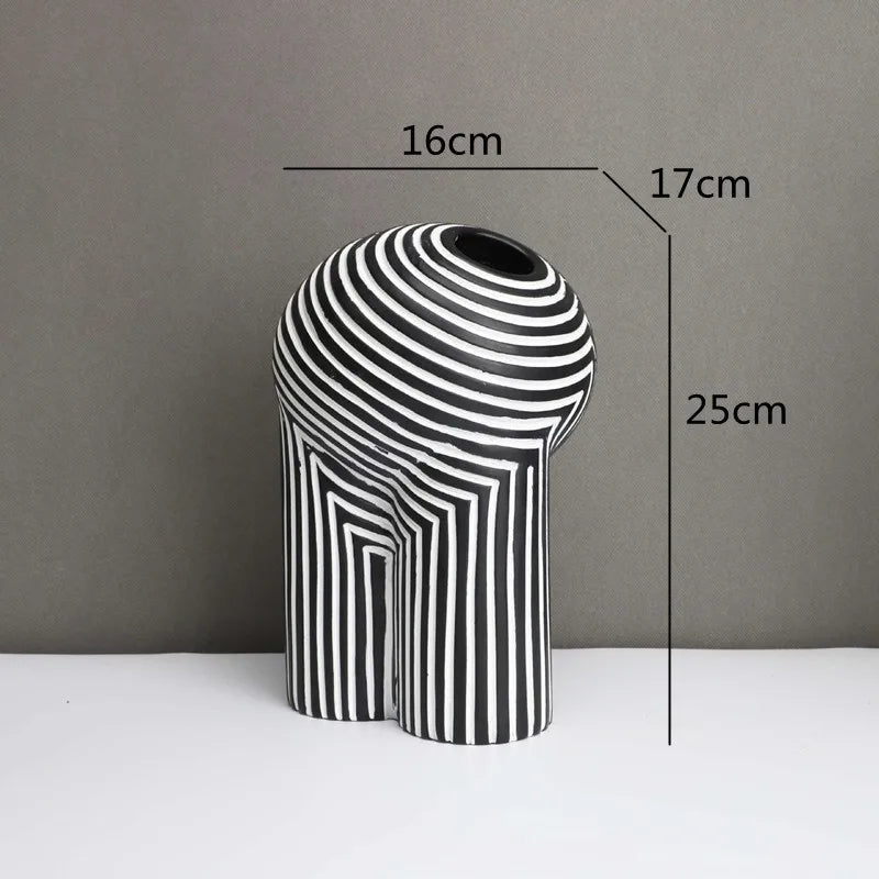Vase en Résine design Abstrait