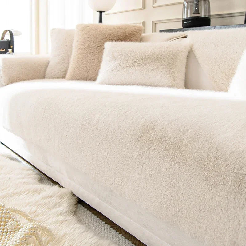Housse  de Canapé en Peluche Lapin