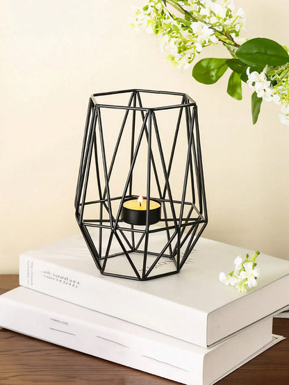 Bougeoirs votifs en Métal Hexagonal