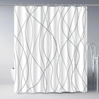 Rideau de Douche en Tissu