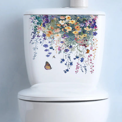 Autocollant Mural Plante WC