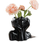 Vase en Résine Visage Femme