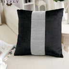 Housses de Coussin Décoratives à Paillettes et Strass