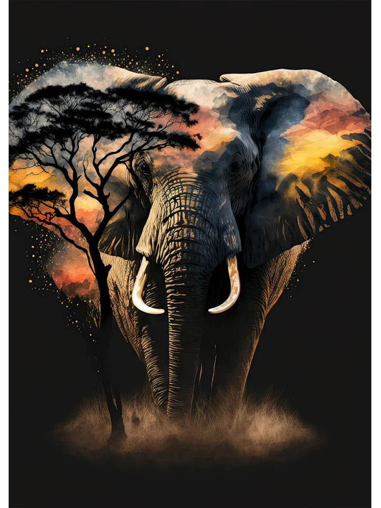 Tableau Moderne Art Animals