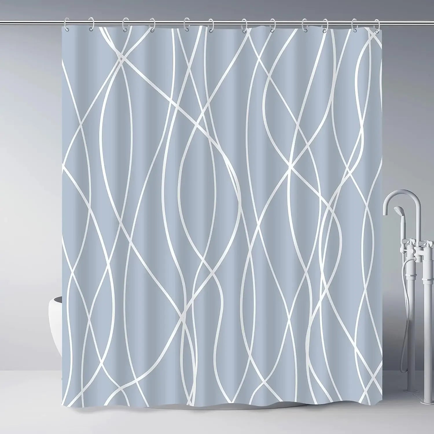 Rideau de Douche en Tissu