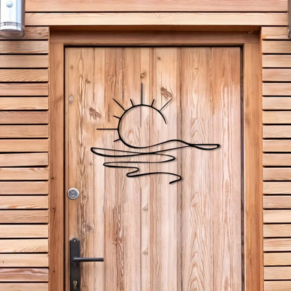 Décoration  Murale Soleil en Métal