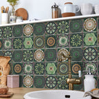 Autocollant Mural Effet carrelage