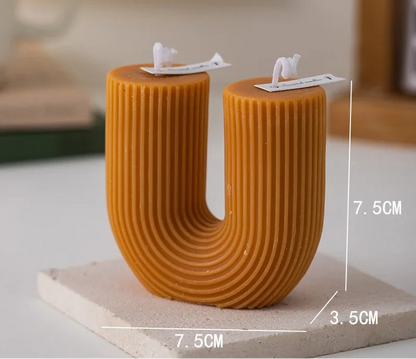 Bougie Parfumée en forme de U