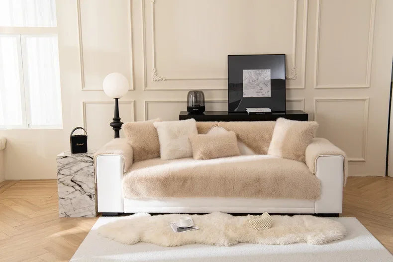 Housse  de Canapé en Peluche Lapin