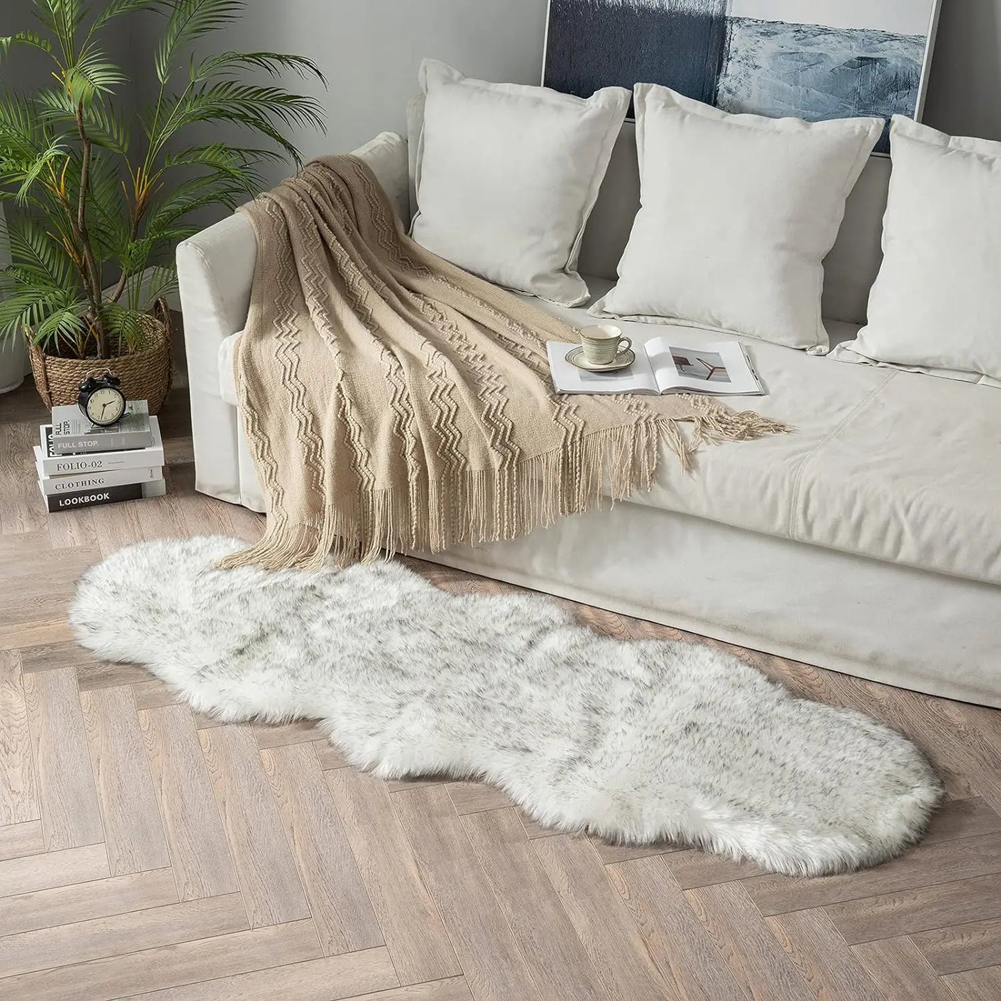 Tapis en Fausse Fourrure