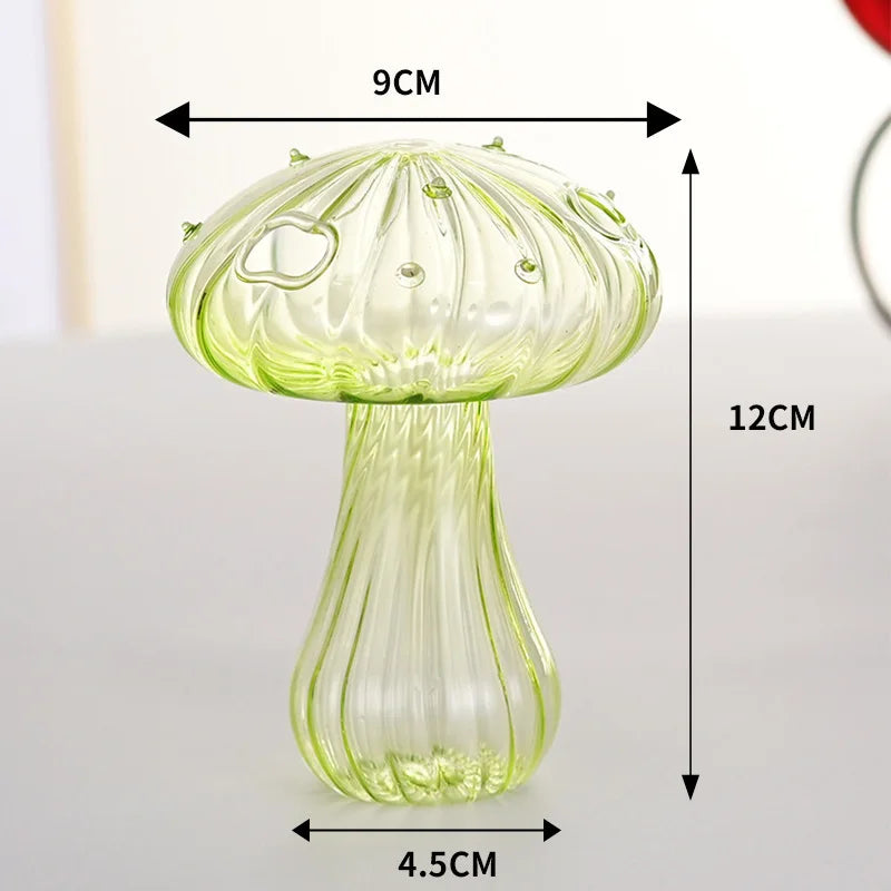 Vase en Verre en forme de Champignon