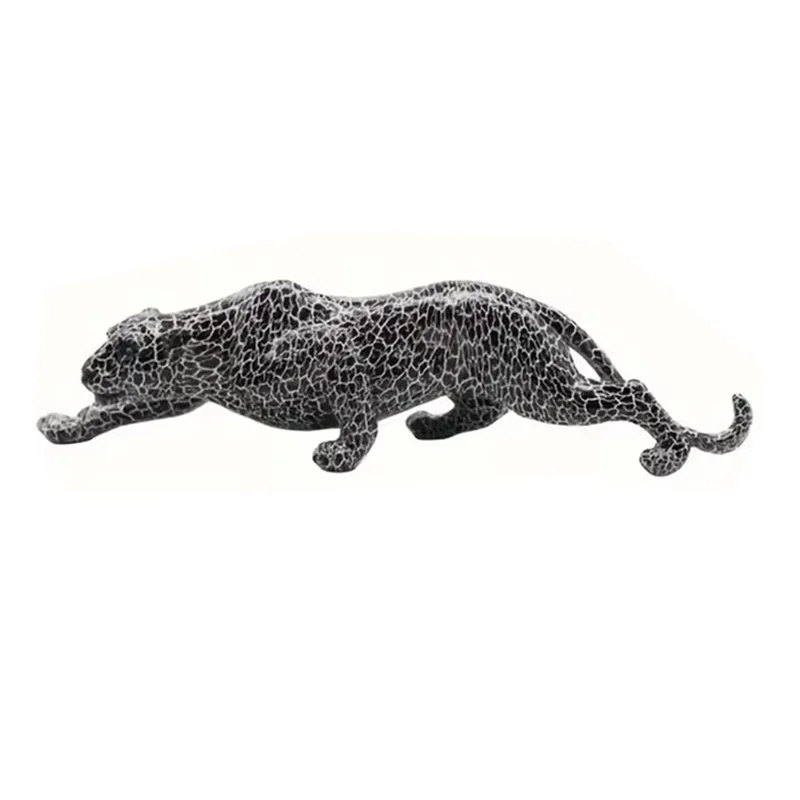 Sculpture Moderne Leopard en Résine