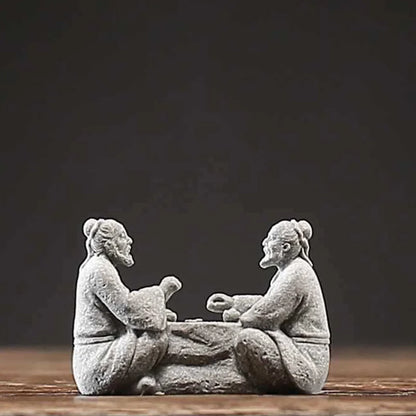 Figurines Miniatures d’Aînés Chinois