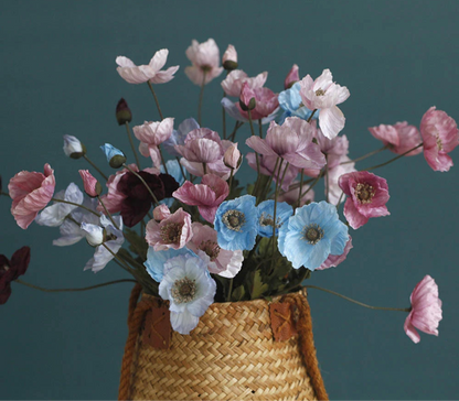 Fleur Artificielle  Pavot en Soie