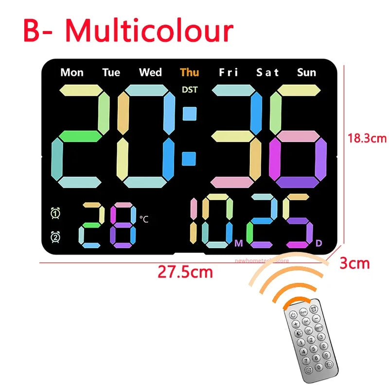 Horloge Murale numérique Led