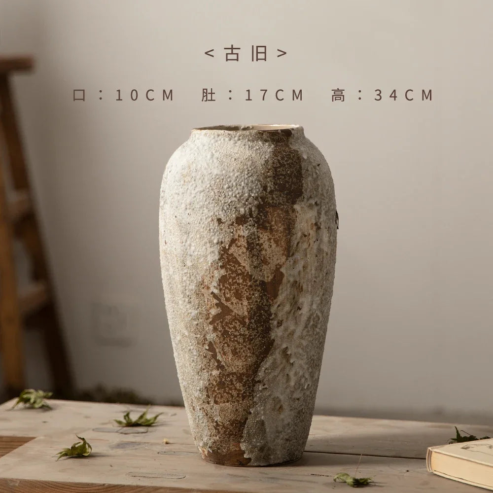 Vase en Céramique Tacheté
