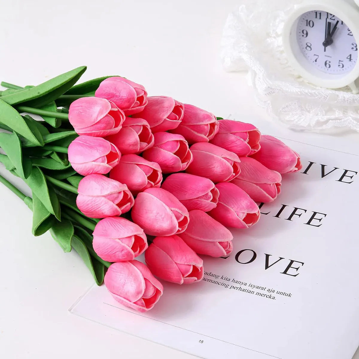 Fleur Artificielle Bouquet de Tulipe