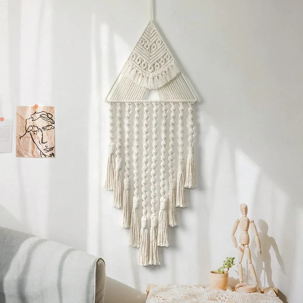 Décoration murale en Macramé bohème