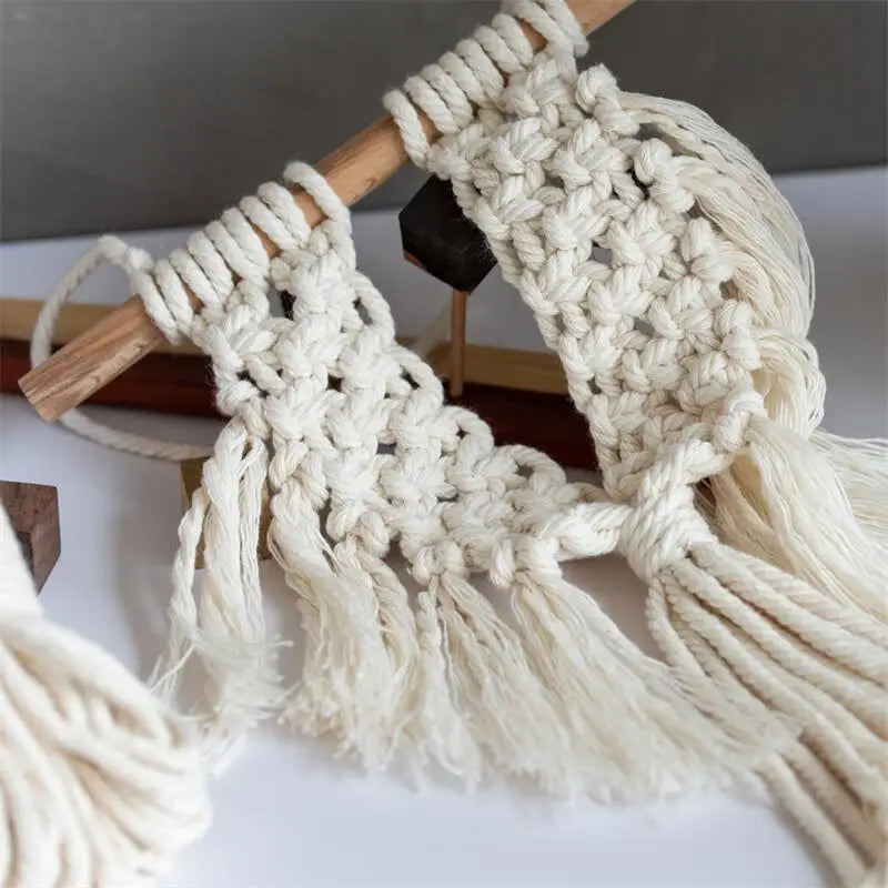 Tenture Murale Nordique en Macramé