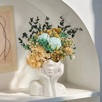 Vase Design Nordique Fille Pensante