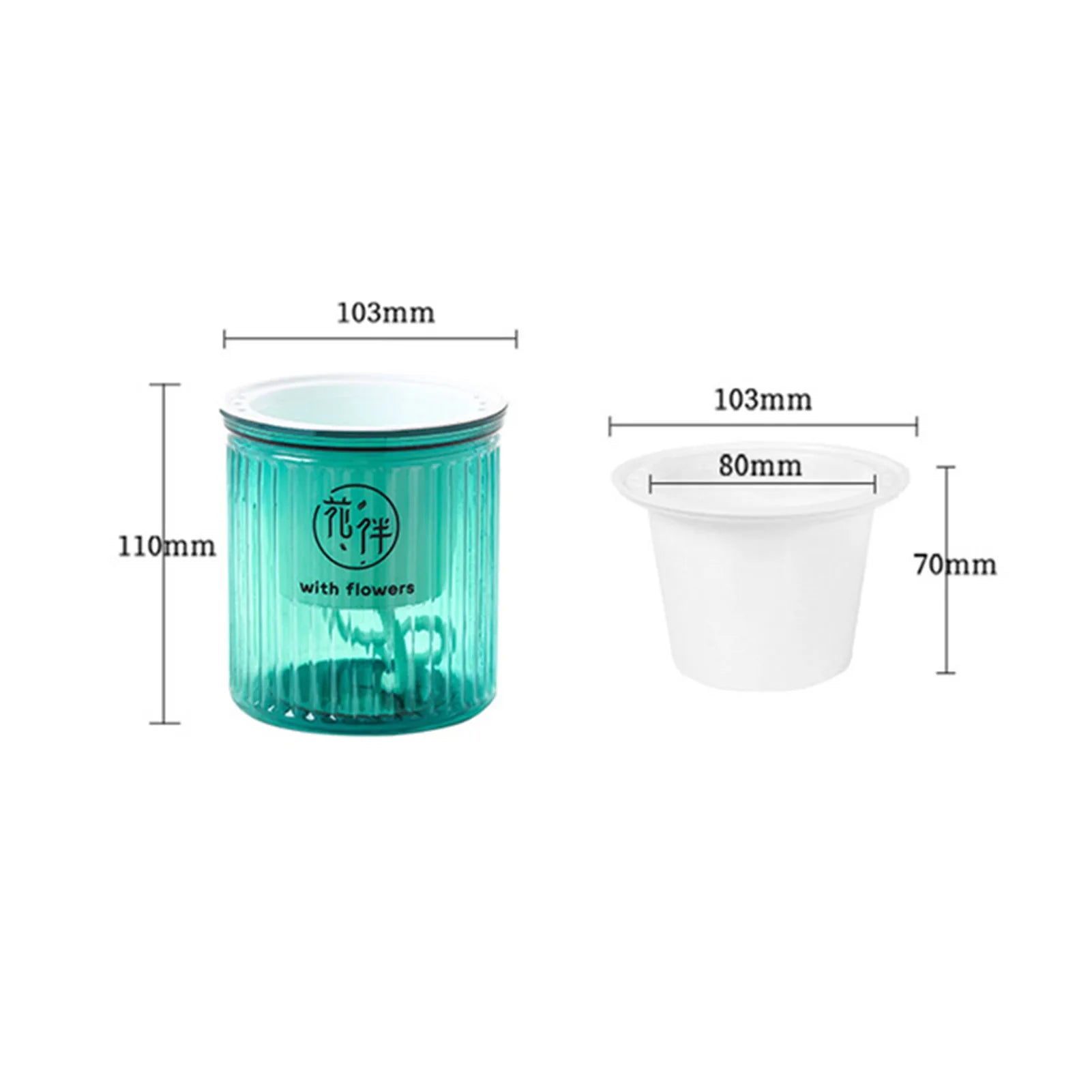 Pot de Fleurs en Plastique
