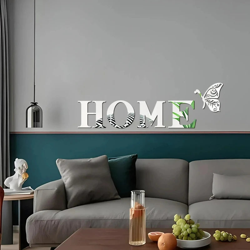 Autocollant  Mural Décoratif HOME