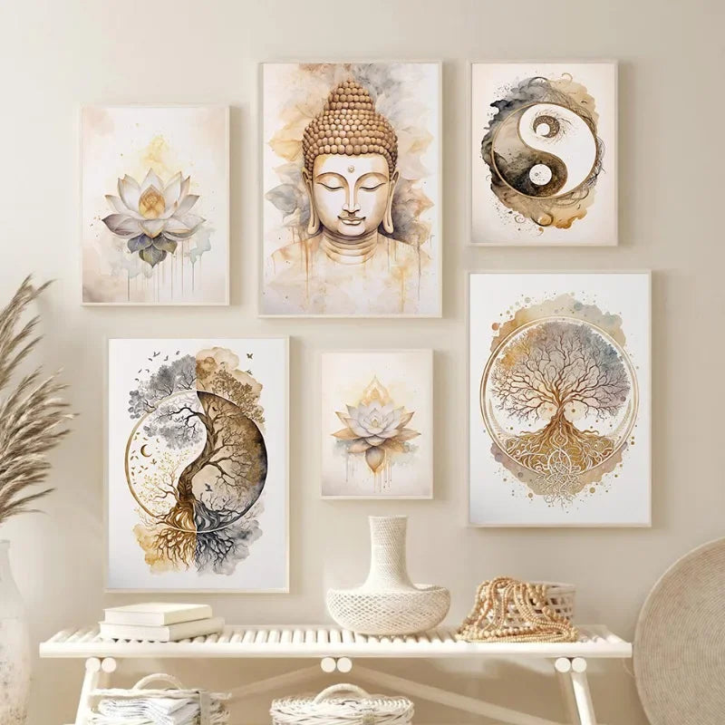 Tableau Moderne Art Spirituel