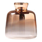 Vase en Verre Doré Transparent