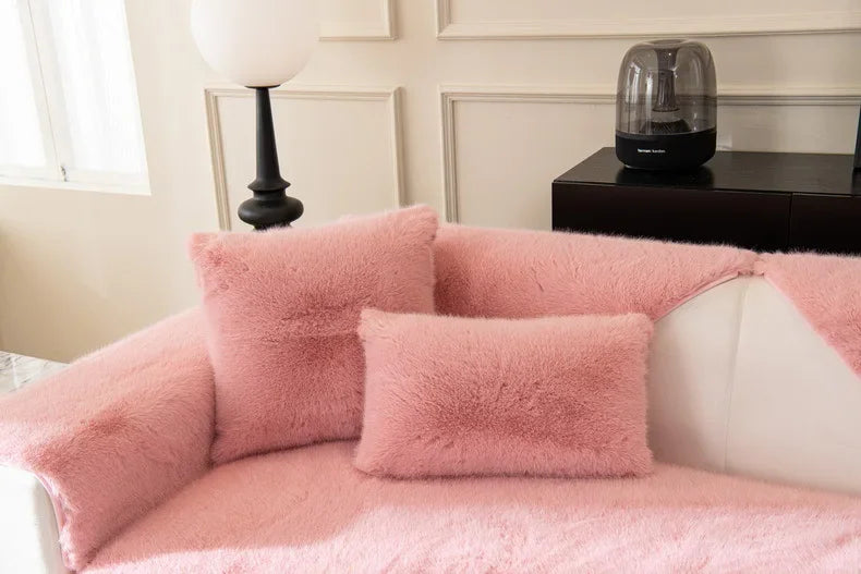 Housse  de Canapé en Peluche Lapin