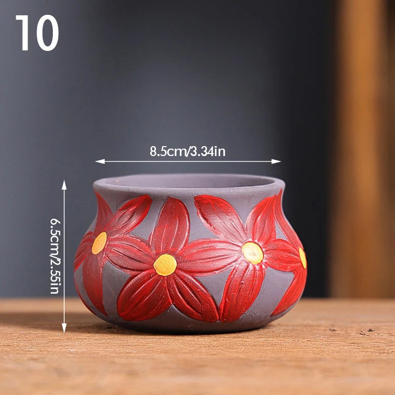 Pot de Fleurs en Céramique Vintage