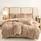 Parure Housse de Couette Fausse Fourrure